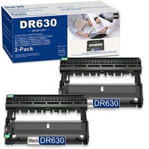 2-pack dr630 drum unit replacement for brother dr-630 drum imaging mfc-l2680w dcp-l2520dw hl-l2300d l2315dw printer,(dr-660 drum cartridge,14,000 pages/drum cartridge)