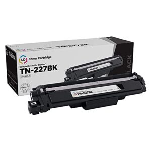 ld products compatible replacement for brother tn227 toner cartridge tn-227 tn227bk tn-227bk high yield (black, single-pack) for use in hl 3070cw hl-l3210cw hl-l3230cdw hl-l3270cdw hl-l3290c printers