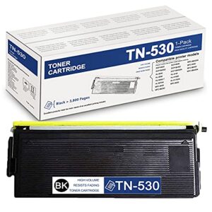 1 pack black tn530 tn-530 compatible toner cartridge replacement for brother dcp-8020 8040 hl-5040 5050 1650nplus 1670n 1850 1870n 5150dlt mfc-8420 8820d printer ink cartridge