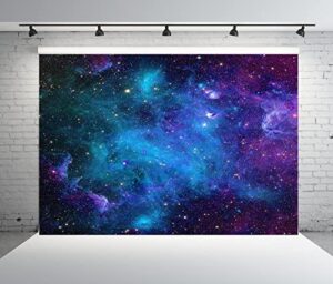 beleco 12x8ft fabric cosmic galaxy backdrop wall décor starry sky milky way stars backdrop universe space theme photo background galaxy baby shower birthday party decorations studio photo props