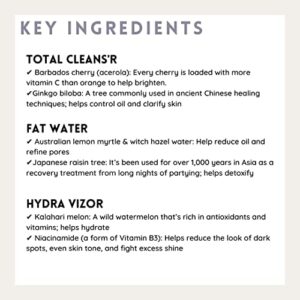Fenty Skin Start'r Set: Total Cleans'r, Fat Water Toner Serum, Hydra Vizor Sunscreen