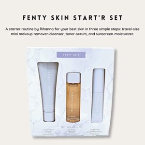 Fenty Skin Start'r Set: Total Cleans'r, Fat Water Toner Serum, Hydra Vizor Sunscreen