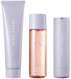 fenty skin full-size start’r set includes full sized total cleans’r, fat water and hydra vizor