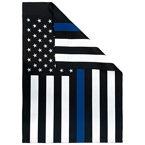 Thin Blue Line USA Garden Flag - 12x18" Garden Flag Perfect for Spring, Summer, All Season Decor