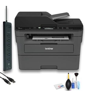 brother dcp-l2550dw all-in-one monochrome laser printer (dcp-l2550dw) office bundle
