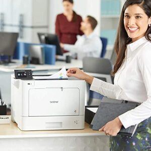 Brother HL-L8360CDW Color Laser Printer, Wireless Networking, Automatic Duplex Printing, Mobile & Cloud Print, 33 ppm, Up to 2400 x 600 dpi, 2.7” Color Touchscreen, Ethernet, Lanbertent Printer Cable