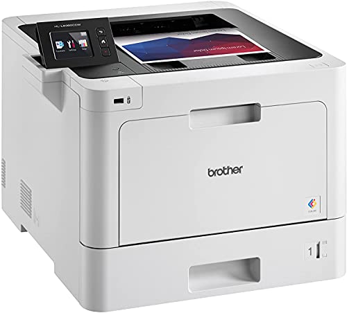 Brother HL-L8360CDW Color Laser Printer, Wireless Networking, Automatic Duplex Printing, Mobile & Cloud Print, 33 ppm, Up to 2400 x 600 dpi, 2.7” Color Touchscreen, Ethernet, Lanbertent Printer Cable