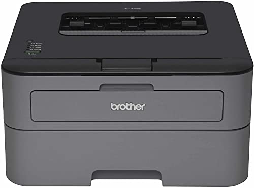 Brother HL_L23 Series Compact Monochrome Printer, 27ppm, 250 Sheets, High-Speed USB 2.0, Auto 2-Sided Printing, with MTC Printer Cable