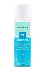 sephora collection waterproof eye makeup remover, 6.76 oz.