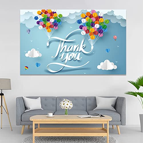 Kimini-Ki Thank You Backdrops for Employees, Employee Appreciation Banner, Thanks to Staff Teachers Sign, Staff Appreciation Decorations, Bridal Shower, Wedding, Retirement Party Decorations