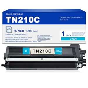 [1-cyan] tn210c compatible tn210c tn-210c toner cartridge replacement for brother hl-3040cn 3045cn 3070cw 3075cw mfc-9010cn 9120cn 9125cn 9320cn/cw 9325cw dcp-9010cn hl-8070 8370 printers
