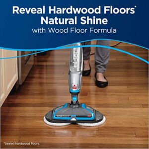 Bissell Hard Floor Mop Cleaner, Silver Spinwave Plus