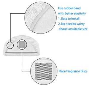 Bissell Steam Mop Pads 8pk Replacement/Washable/Reusable Compatible with Bissell Steam Mop 1940/1440/1544/1806/2075 Series, Model 19402/19404/19408/19409/1940a/1940f/1940q/1940t/1941