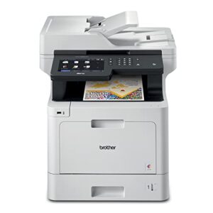 brother mfc‐l8905cdw business color laser all‐in‐one printer, 7” touchscreen display, duplex print/scan, wireless