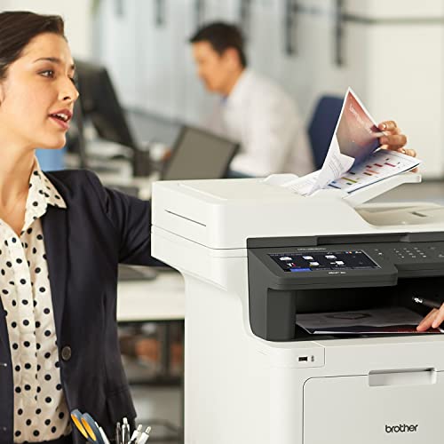 Brother MFC‐L8905CDW Business Color Laser All‐in‐One Printer, 7” Touchscreen Display, Duplex Print/Scan, Wireless