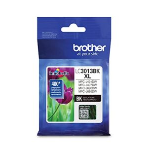 brother printer lc3013bks single pack cartridge yield up to 400 pages lc3013 ink black