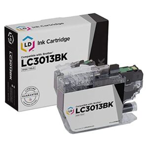 ld products compatible ink cartridge replacement for brother lc3013bk high yield (black) for use in mfc-j491dw, mfc-j497dw, mfc-j690dw, mfc-j895dw