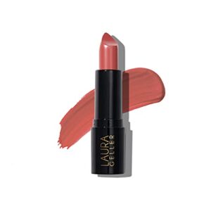 laura geller new york modern classic lipstick, luxurious creamy soft moisturizing lip color, 1 oz, divine