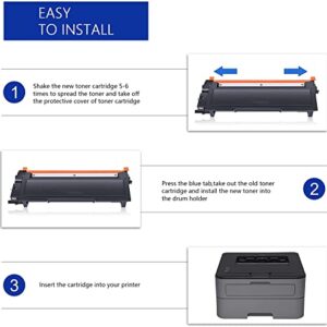 TN660 High Yield Black Toner Cartridge 2PK TN-660 ： VASERIK Compatible Replacement for Brother HL-L2300D HL-L2320D HL-L2340DW Printer