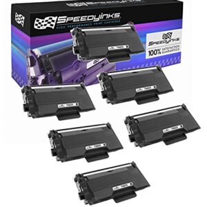 Speedy Inks Compatible Toner Cartridge Replacement for Brother TN820 (Black, 6-Pack)