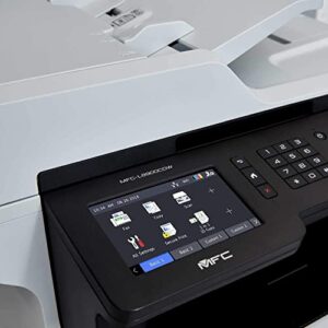 Brother MFC-L8900CDW Business Laser All-in-One Color Printer, Print Scan Copy Fax, Automatic Duplex Printing, 5 Inch Color Touchscreen, 33 ppm, 512MB, Bundle with Cefesfy Printer Cable