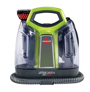 bissell little green proheat machine – portable carpet & upholstery steam cleaner