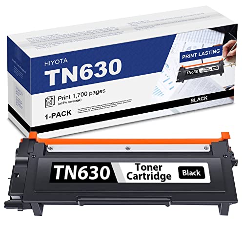 MANDBOY [𝐍𝐞𝐰 𝐕𝐞𝐫𝐬𝐢𝐨𝐧] TN630 Compatible TN-630 Toner Cartridge Replacement for Brother TN 630 HL-L2300D L2305W L2360DW MFC-L2680W L2707DW DCP-L2520DW L2540DW Printer | 1Pack Black TN630