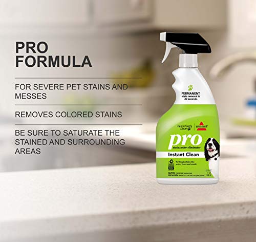 Bissell Pawsitively Clean Pro Pet Stain & Odor Eliminator Instant Clean, 32oz, 2186
