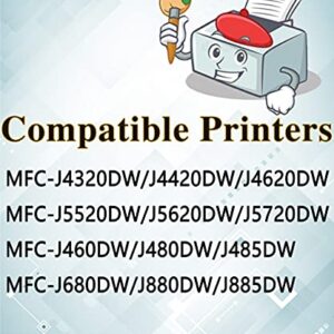 MM MUCH & MORE Compatible Ink Cartridge Replacement for Brother LC203XL LC-203XL LC203 XL to use for MFC-4320DW MFC-J4420DW MFC-J4620DW MFC-J460DW (10 Pack, 4 Black, 2 Cyan, 2 Magenta, 2 Yellow)
