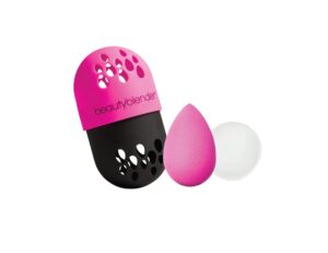 beautyblender discovery kit – makeup sponge & makeup sponge cleaner, portable protection case, professional blending application, vegan & cruelty free, made in the usa