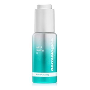 dermalogica retinol clearing oil face serum with salicylic acid – anti-aging acne treatment that delivers clearer, vibrant skin by morning, (1 fl oz)