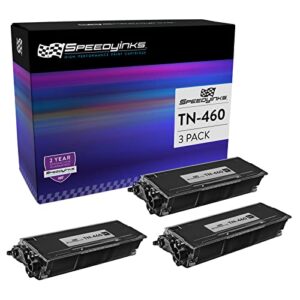 speedyinks toner cartridge replacement for brother tn460 high yield (black, 3-pack) compatible with multi-function: mfc-1260, mfc-1270, mfc-2500, mfc-8300, mfc-8500, mfc-8600, mfc-8700, and mfc-9600