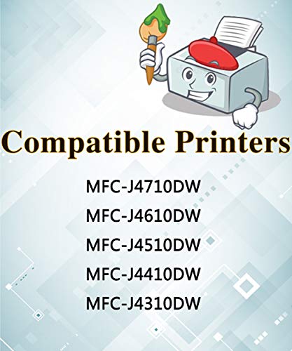 MM MUCH & MORE Compatible Ink Cartridge Replacement for Brother LC-107 LC-105 XXL LC107 LC105 for MFC-J4310DW J4410DW MFC-J4510DW 4610DW MFC-J4710DW (12-Pack, 3 Black, 3 Cyan, 3 Yellow, 3 Magenta)