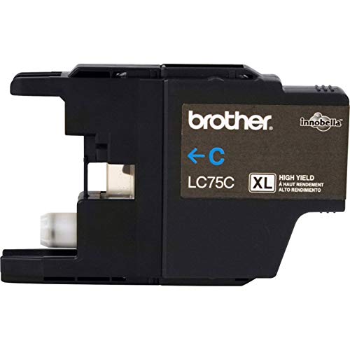 Brother OEM Ink LC75C (CYAN) (1 Cartridge) (LC75C) -