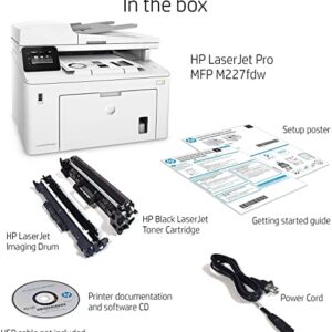 HP Laserjet Pro MFP M22 7fdw Monochrome Wireless All-in-One Laser Printer, Copy & Scan & Fax, 2.7" Color Touchscreen Display, 30 ppm, 1200x1200 dpi, Duplex & Mobile Printing, Durlyfish