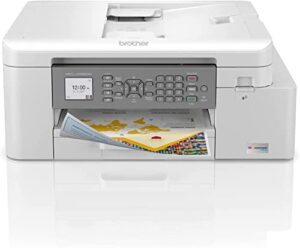 brother inkvestment tank mfc-j4335dw wireless color all-in-one inkjet printer – print copy scan fax – 20 ppm, 4800 x 1200 dpi, 8.5″ x 11″, auto duplex printing, 20-sheet adf, wulic printer cable