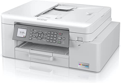 Brother INKvestment Tank MFC-J4335DW Wireless Color All-in-One Inkjet Printer - Print Copy Scan Fax - 20 ppm, 4800 x 1200 dpi, 8.5" x 11", Auto Duplex Printing, 20-Sheet ADF, Wulic Printer Cable