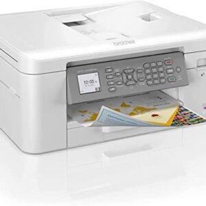 Brother INKvestment Tank MFC-J4335DW Wireless Color All-in-One Inkjet Printer - Print Copy Scan Fax - 20 ppm, 4800 x 1200 dpi, 8.5" x 11", Auto Duplex Printing, 20-Sheet ADF, Wulic Printer Cable
