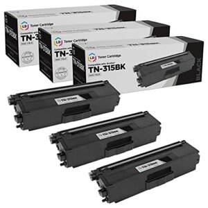ld products compatible toner cartridge replacement for brother tn315bk high yield (black, 3-pack)