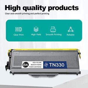 (1-Pack) TN330 Black Toner Cartridge, NUCA: Compatible Replacement for Brother TN330 TN-330 Toner Used for DCP-7030 DCP-7040 DCP-7045N HL-2120 HL-2125 HL-2140 HL-2150 Printer Toner