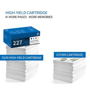 Lobung Remanufactured Toner Cartridge Replacement for Brother TN227 TN-227 TN227BK TN227C TN227M TN227Y High Yield with HL-L3290CDW HL-L3210CW MFC-L3750CDW MFC-L3710CW Printer (4 Pack)