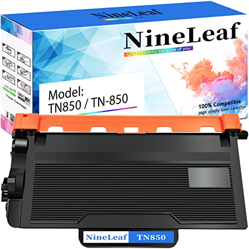 NineLeaf High Yield Compatible Toner Cartridge Replacement for Brother TN850 TN-850 to use in MFC-L5900DW HL-L6200DW MFC-L5850DW MFC-L5700DW HL-L5200DW HL-L6200DWT Printer (1 Pack Black)