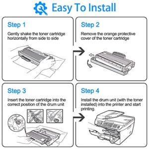 NineLeaf High Yield Compatible Toner Cartridge Replacement for Brother TN850 TN-850 to use in MFC-L5900DW HL-L6200DW MFC-L5850DW MFC-L5700DW HL-L5200DW HL-L6200DWT Printer (1 Pack Black)