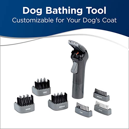 Bissell BARKBATH Dual Use Portable Dog Bath & Deep Cleaner, 2592 (3rd Gen),Grey