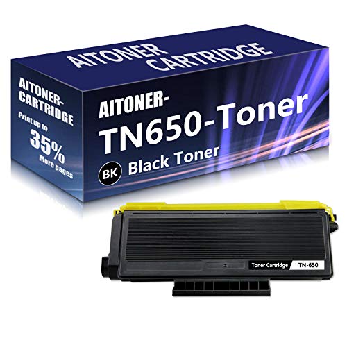 1 Pack (Black) TN650 High Yield Toner Cartridge Replacement for Brother HL-5240 5250DN 5270DN 5370DW 5380DN 5280DW MFC-8370 8460N 8690DN 8480DN 8680DN 8690DN 8890DW DCP-8060 8080DN 8085DN Printers.