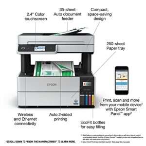 Epson EcoTank Pro ET-5150 Wireless Color All-in-One Supertank Printer with Scanner, Copier, Plus Auto Document Feeder