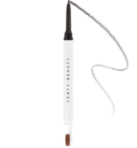 fenty beauty by rihanna brow mvp ultra fine brow pencil & styler – black-brown