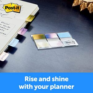 Post-it Foil Tabs, Iridescent Colors, 36 Tabs/Pack, 1 in x 1.5 in (686-FLOPBT)