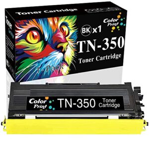 1-pack colorprint compatible tn350 toner cartridge replacement for brother tn-350 tn 350 for intellifax 2820 2920 mfc-7220 mfc-7820n hl-2030 hl-2040 hl-2070n hl-2037e dcp-7010 dcp-7020 printer (black)