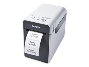brother td-2120nw desktop direct thermal printer – monochrome – receipt print – ethernet – usb – serial